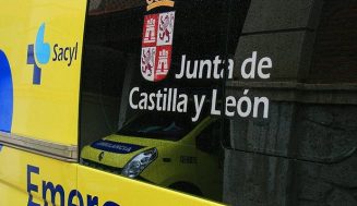 Un herido tras volcar su turismo en la CL-610 en Medina del Campo