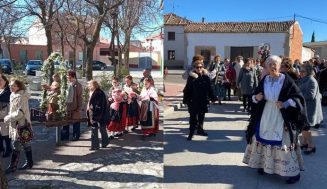 Las mujeres de la comarca celebran la festividad de Santa Águeda a la vieja usanza