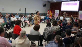 La Comisión de la Mujer del CERMI CyL reúne  en Matapozuelos a un centenar de mujeres para debatir maneras de eliminar la discriminación