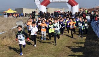 Cientos de niños de toda la provincia se dieron cita en Aldeamayor en la gran matinal deportiva del sábado