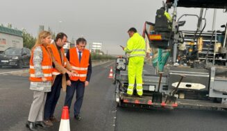 La Junta finaliza la mejora del firme de casi 9 kilómetros de la autovía A-601 desde la capital hasta la salida que conecta Boecillo y Tudela