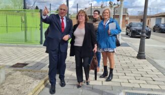 El subdelegado del Gobierno visita Villaverde de Medina para conocer las obras ejecutadas gracias a la última convocatoria del Programa de Fomento del Empleo Agrario