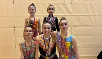 El Club Rítmica Boecillo Castilla Termal brilla en el Campeonato Escolar de Gimnasia Ritmica.