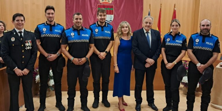 Juran su cargo cinco nuevos policías locales de Laguna de Duero