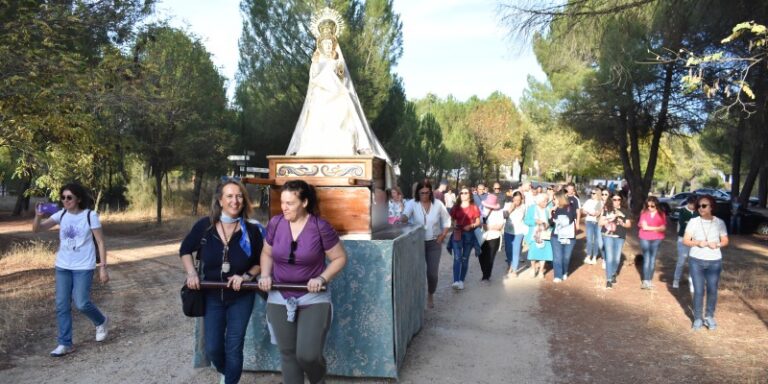 Aldeamayor celebró el sábado la décimo tercera traída de la Virgen de Compasco