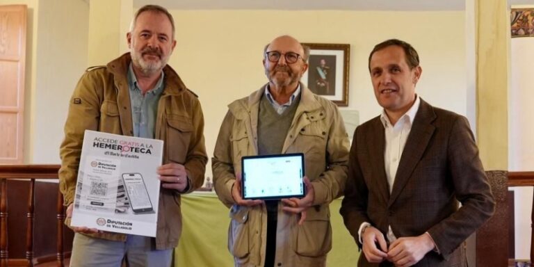Presentada la nueva herramienta de hemeroteca para los vecinos de la provincia de Valladolid
