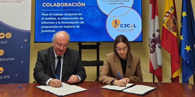 Consejo Económico y Social y Consejo de la Juventud de Castilla y León firman un protocolo de colaboración para el estudio conjunto y la presentación de informes y propuestas