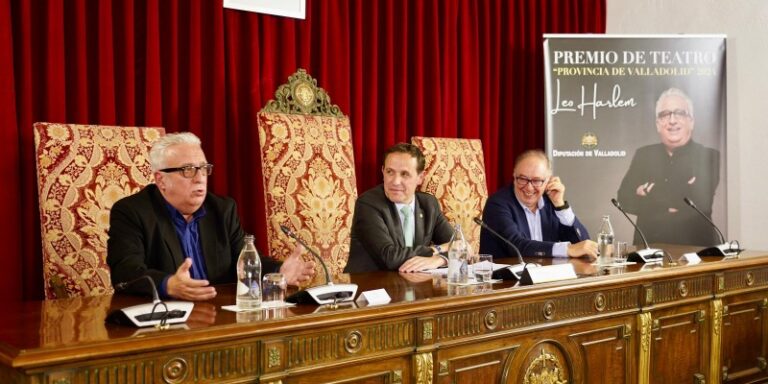 Leo Harlem recibe el Premio Provincia de Valladolid de Teatro