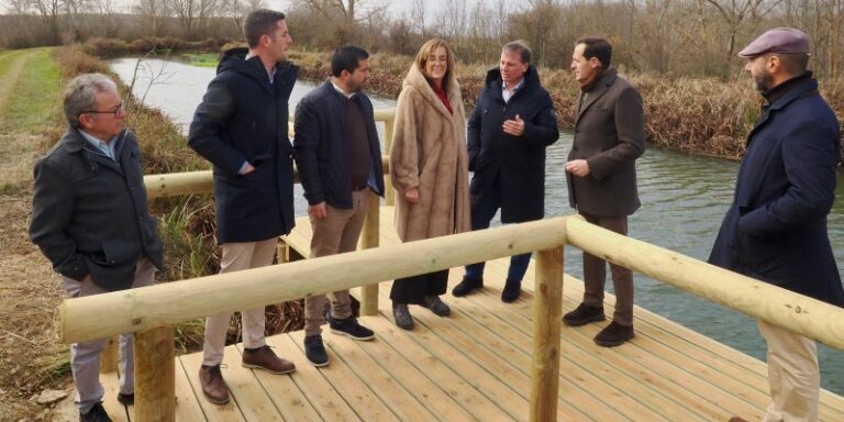 El Canal de Castilla inicia las obras de mejora de la accesibilidad al embarcadero de Carrecalzada y al acueducto de Abánades