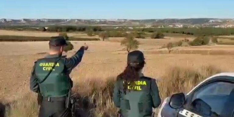 La Guardia Civil denuncia a cuatro personas por cazar ilegalmente en un Coto de Canalejas de Peñafiel