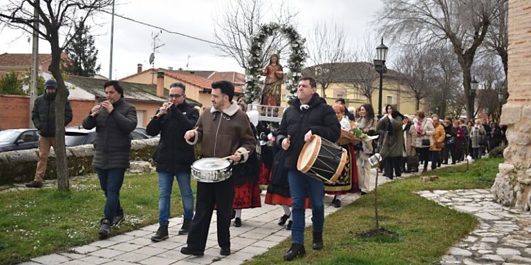 Los actos en honor de Santa Águeda ponen el punto y final en Aldeamayor tras 8 días de actividades