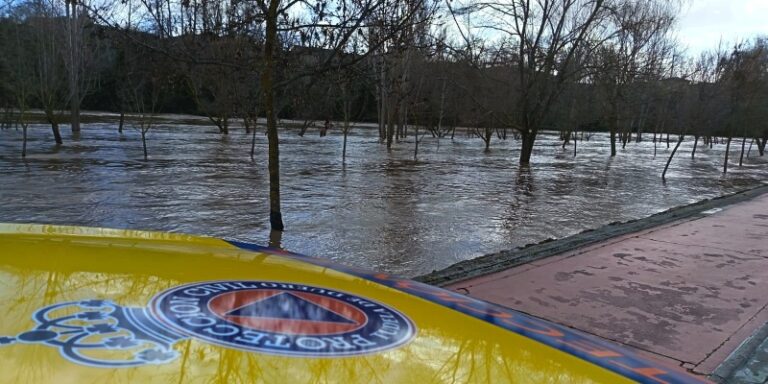 El Ayuntamiento de Tudela de Duero prevé una bajada progresiva del nivel del río