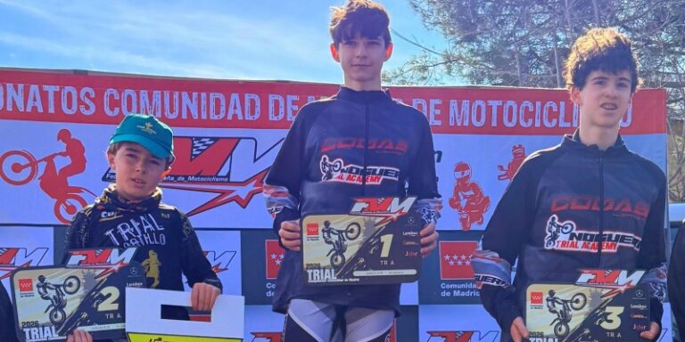 El CD Portillo comienza la temporada con un segundo puesto en el Campeonato de Trial de Madrid