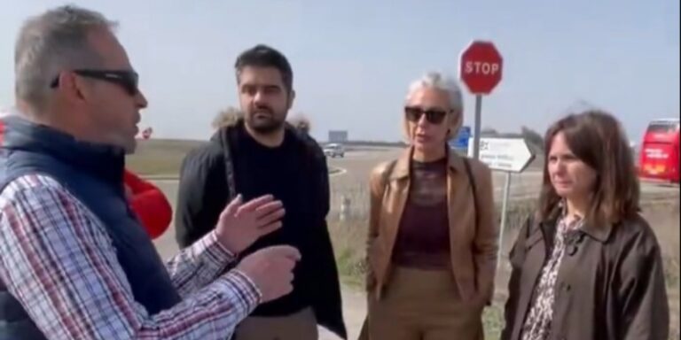 Patricia Gómez califica el “erial” del no-parque empresarial de Portillo como “el símbolo de la corrupción del PP”