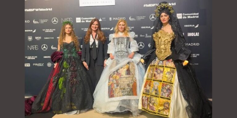 La Diputación de Valladolid y Rosana Largo colaboran para promocionar el patrimonio de la provincia a través de los diseños de Vestidos-Arte en la Mercedes Benz Fashion Week