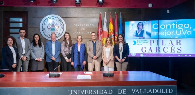 Pilar Garcés presenta su candidatura al Rectorado de la Universidad de Valladolid con un proyecto basado en la escucha, el diálogo y la transformación compartida