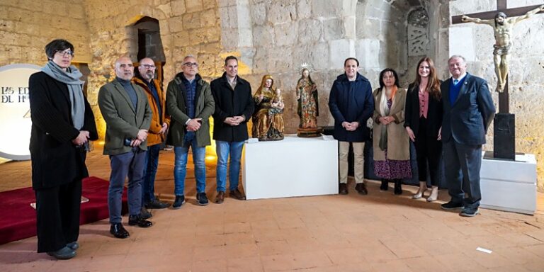 La Diputación de Valladolid recibe 5 nuevas piezas restauradas por la Fundación Las Edades del Hombre