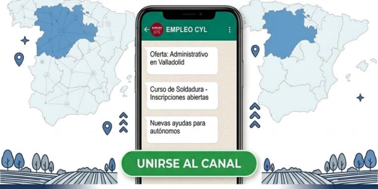 La Junta pone en marcha un canal oficial de WhatsApp a través del Ecyl que ofrece información puntual sobre ofertas de empleo y otros servicios