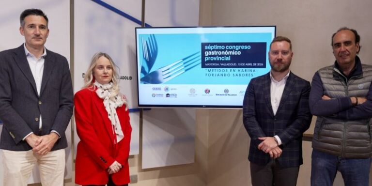 La Diputación de Valladolid presenta el VII Congreso Gastronómico Provincial ‘Metidos en harina: Forjando Sabores’
