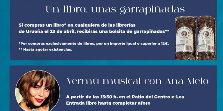 ‘Un libro, unas garrapiñadas’ por el Día Internacional del Libro en Ureña