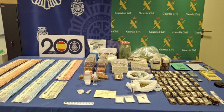 Operación conjunta de la Policía Nacional y la Guardia Civil para desarticular una organización criminal dedicada al tráfico de drogas