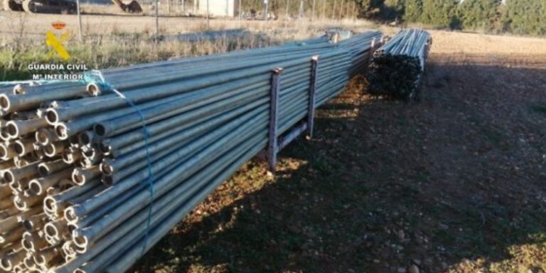 Tres detenidos por el robo de material agrícola en tres explotaciones ganaderas Tudela, Santibáñez y Traspinedo