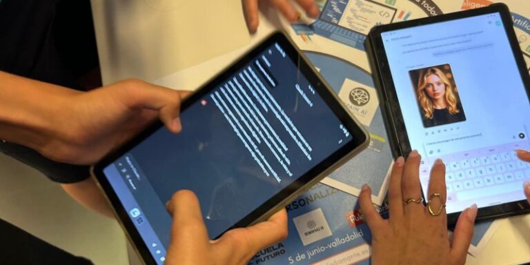 El espacio la Granja acoge la segunda edición de MiniGenIA, la feria de inteligencia artificial para jóvenes