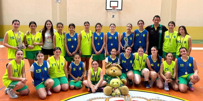 Los equipos de baloncesto infantil femenino de Pedrajas se convierten en profetas en su tierra