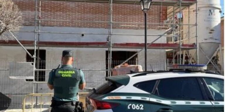 La Guardia Civil detiene in fraganti a un hombre mientras robaba en una obra en construcción en Laguna de Duero