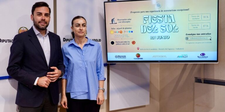 La Diputación de Valladolid presenta la Fiesta del Sol, una jornada de astroturismo familiar para celebrar el solsticio de verano