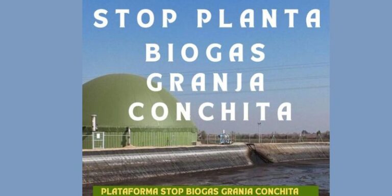 La plataforma Stop Planta de residuos Biogás Granja Conchita convoca una primera movilización el 15 de junio a las 20:30 en la Cistérniga